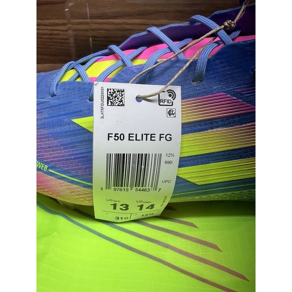 Adidas Adizero F50 Elite FG 'Celestial Victory' Soccer Cleats, Size 13 IE1201 - Picture 2 of 16